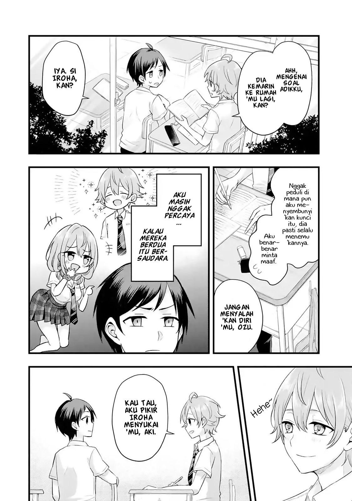 Tomodachi no Imouto ga Ore ni Dake Uzai Chapter 01.2 Bahasa Indonesia
